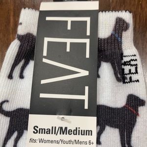 Brand new pair of feat-socks brand small / medium